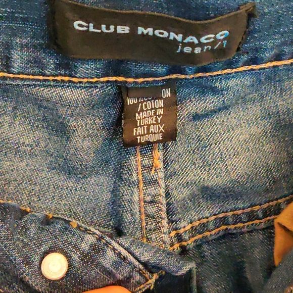 Club Monaco Blue Jean/1 Size 34/31 - Picture 3 of 5